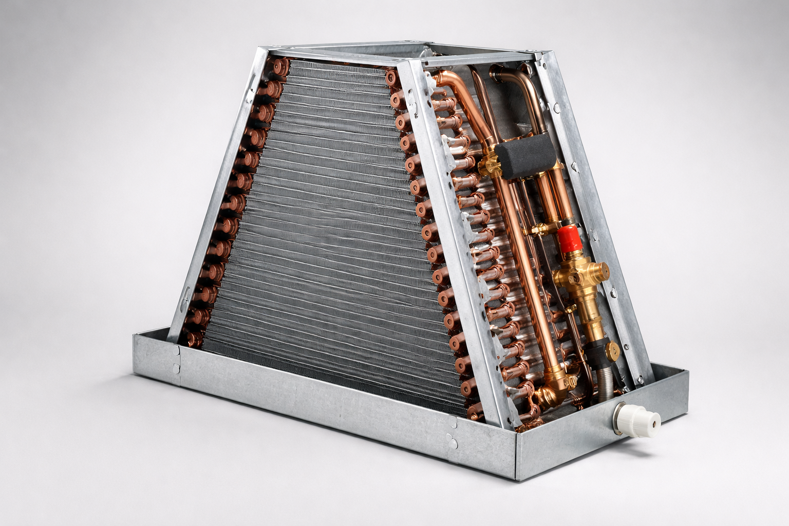 Evaporator coil in air conditioning