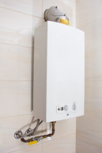 Wall mounted tankless water heater